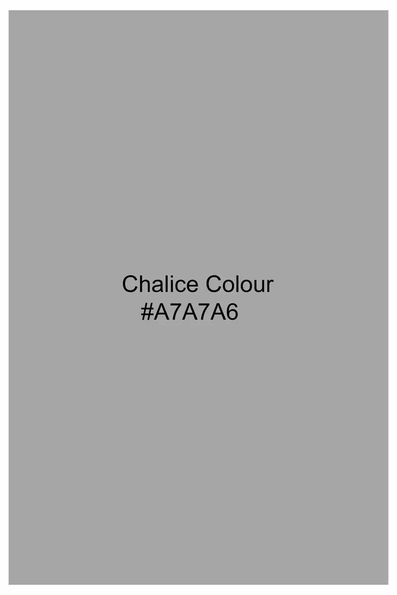 Chalice Gray Subtle Sheen Super Soft Premium Cotton Shirt 5