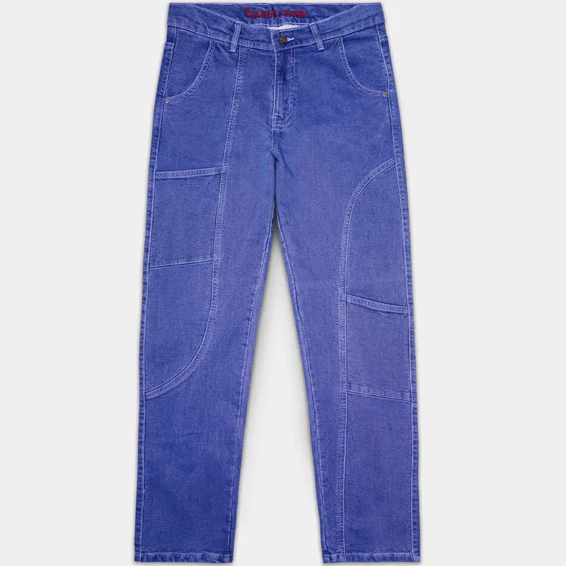 Chambray Blue Rinse Washed Stretchable Denim 1