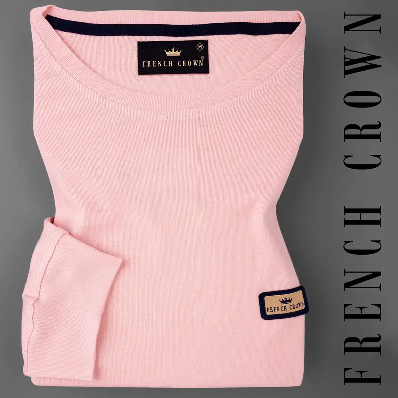 Chantilly Pink Full Sleeve Premium Cotton Jersey Sweatshirt 1