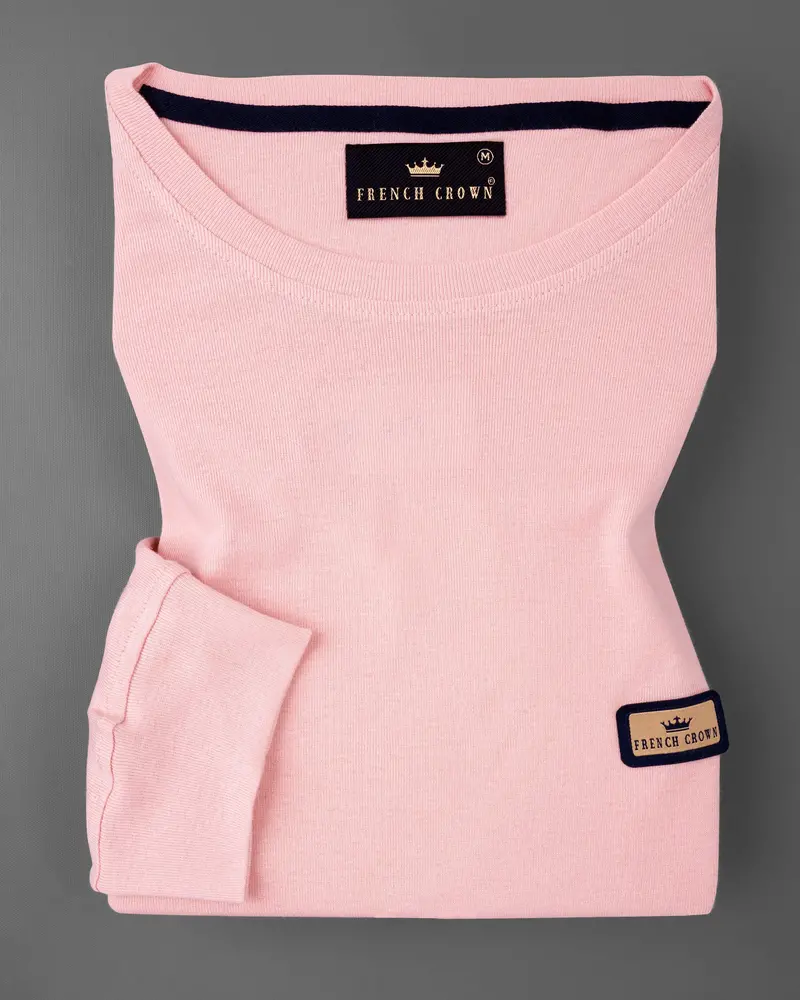 Chantilly Pink Full Sleeve Premium Cotton Jersey Sweatshirt 2