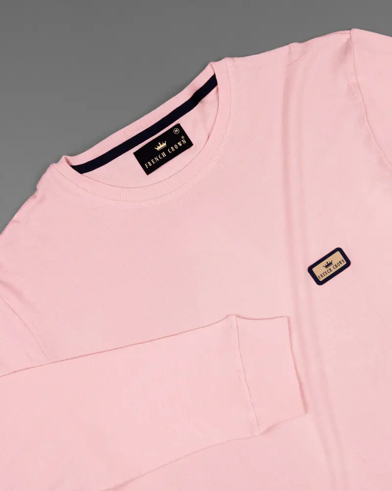 Chantilly Pink Full Sleeve Premium Cotton Jersey Sweatshirt 4