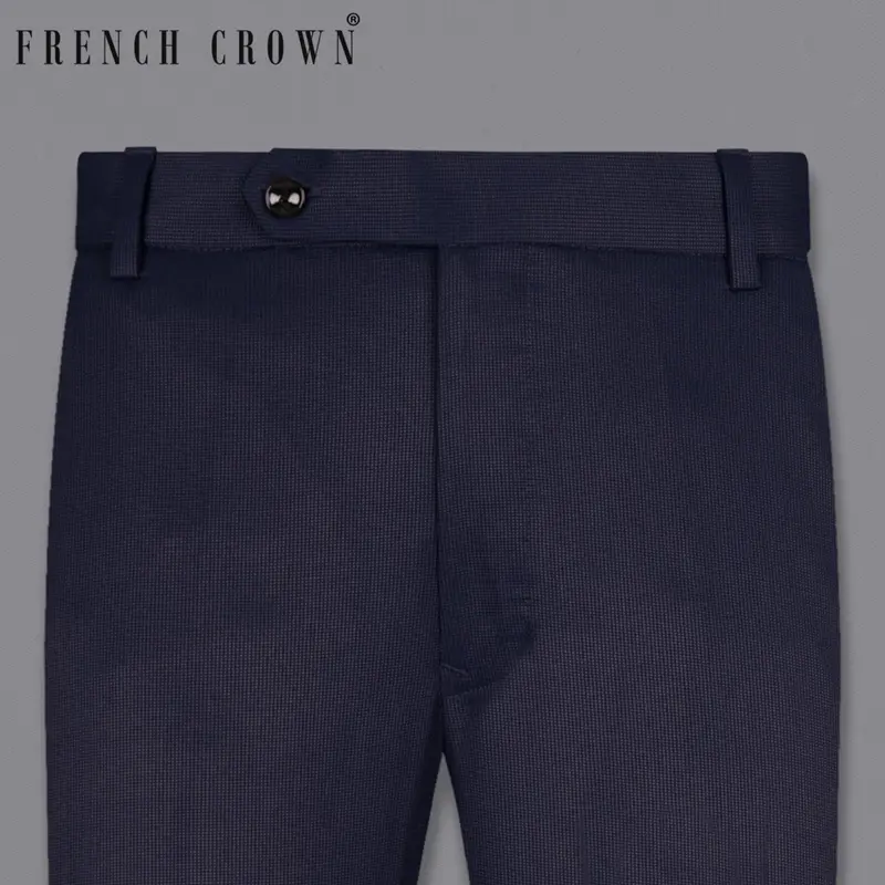 Charade Blue Premium Cotton Pant 1