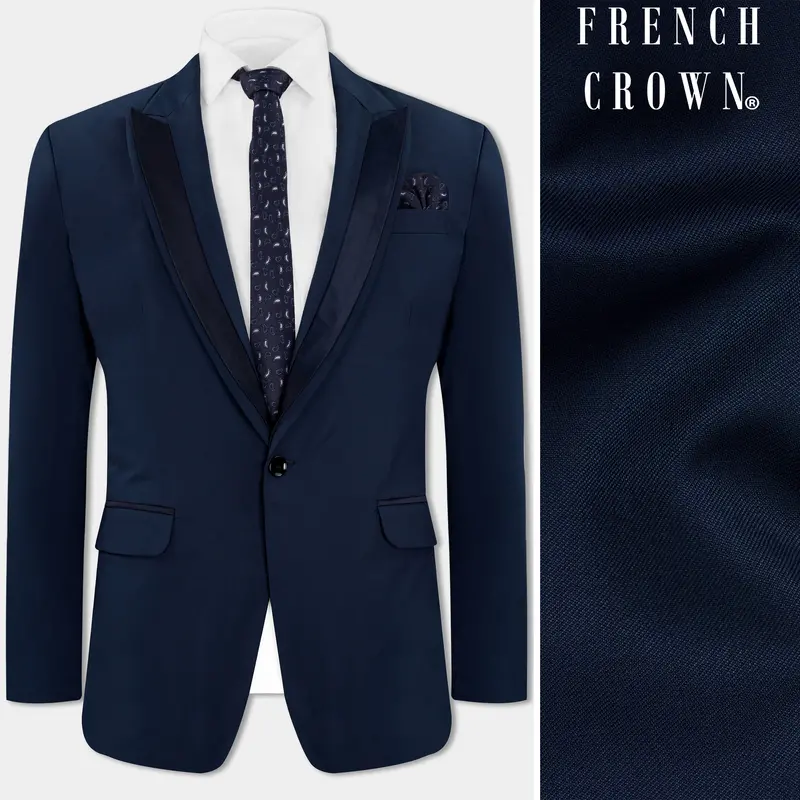 Charade Gray Single Breasted Wool Rich Designer Blazer 1