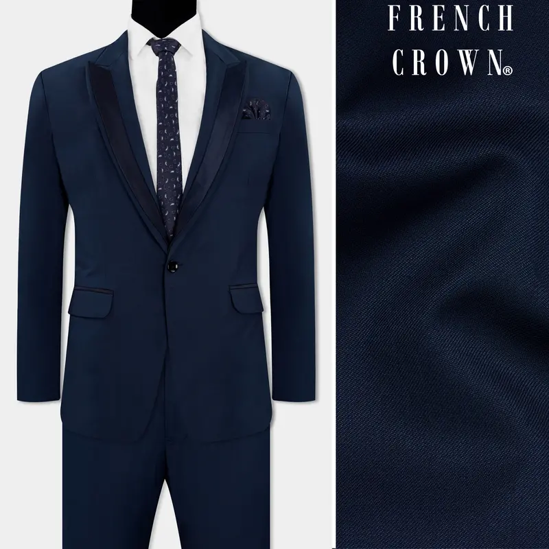 Charade Gray Single Breasted Wool Rich Designer Suit 1