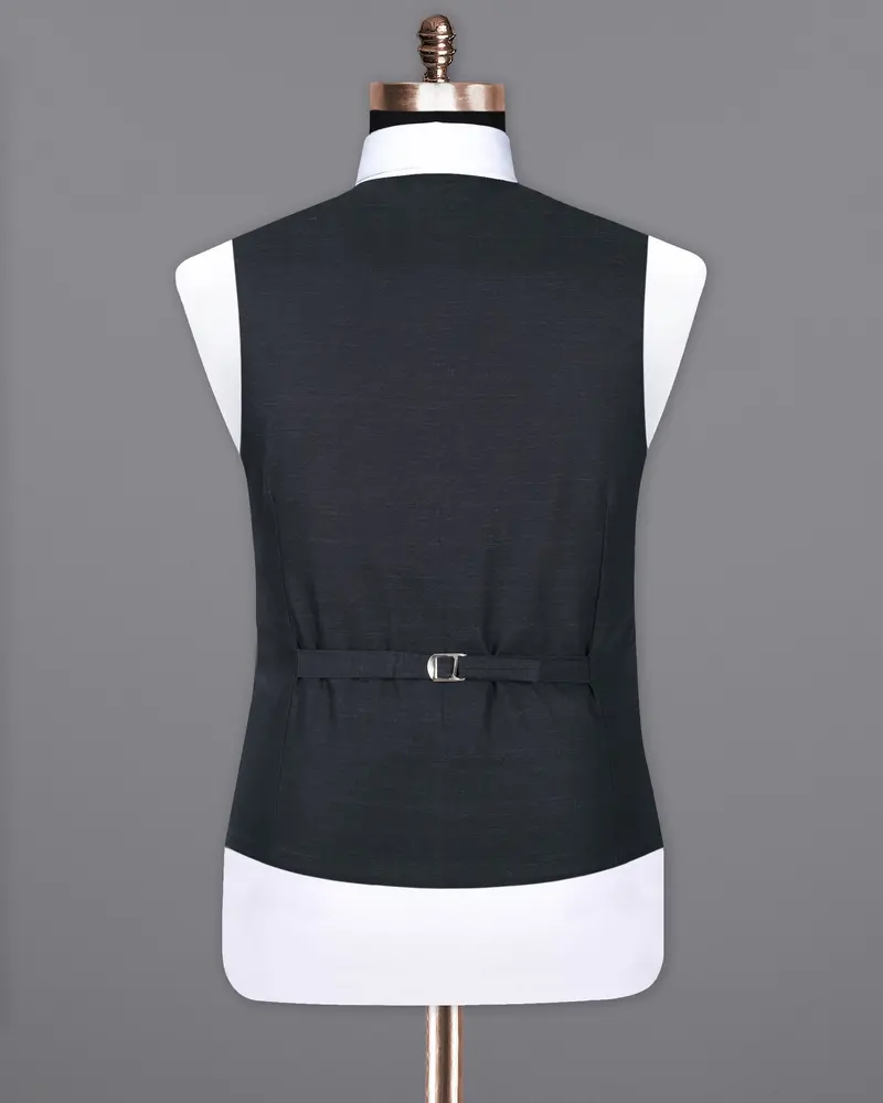 Charade Grey Premium Cotton Waistcoat 6