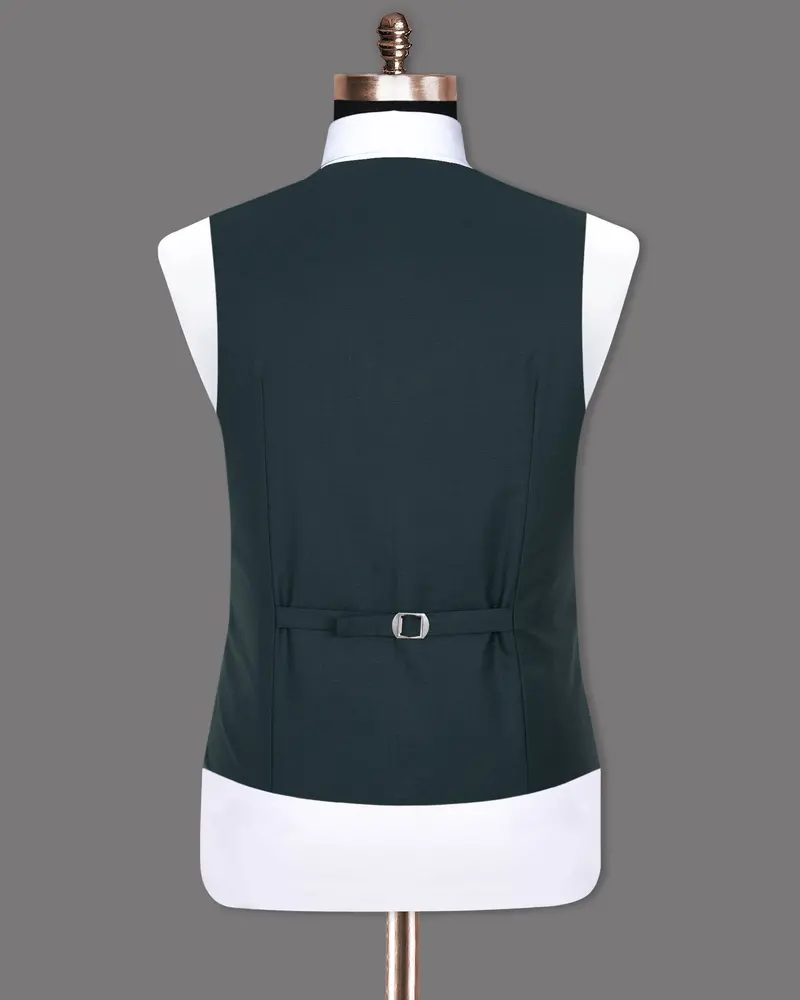 Charade Wool Subtle Textured Rich Premium Waistcoat 6