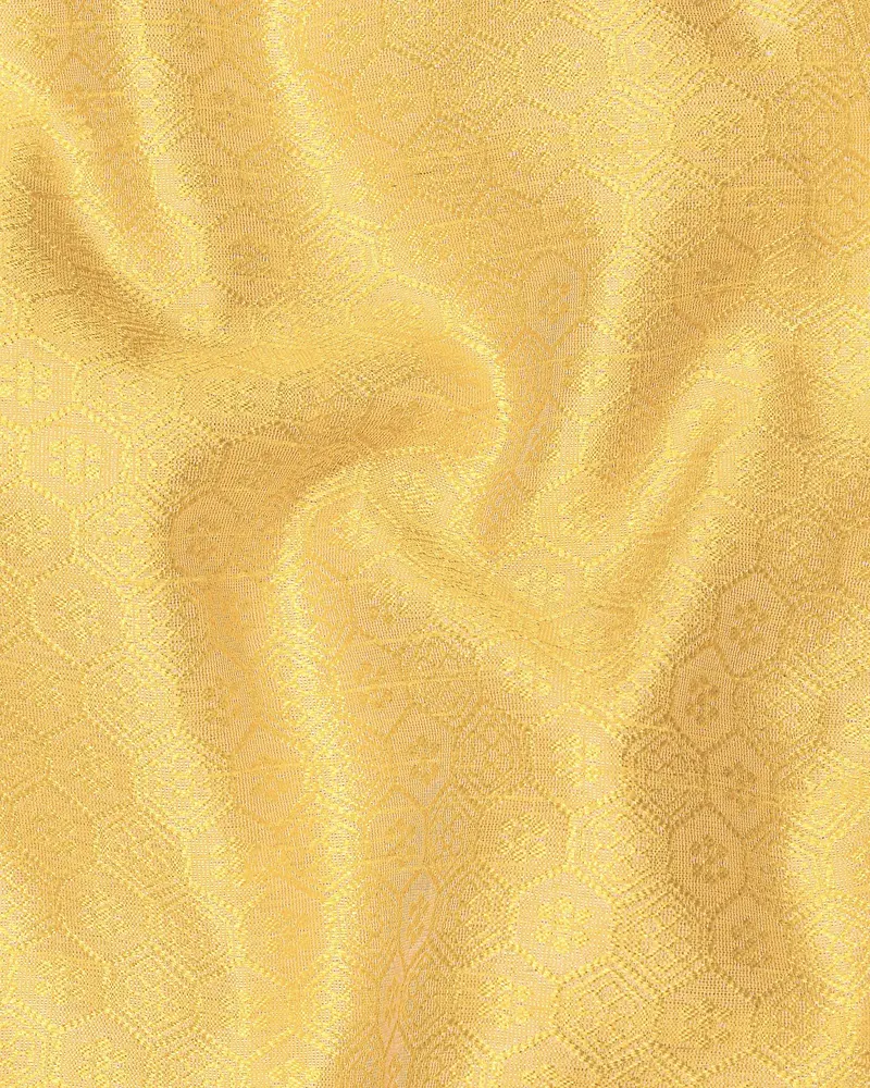 Chardonnay Jacquard Patterned Designer Nehru Jacket 3