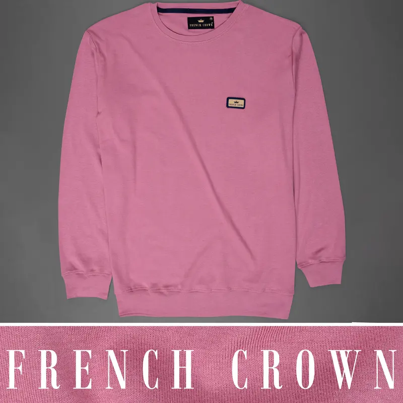 Charm Mauve Full Sleeve Premium Cotton Jersey Sweatshirt 1