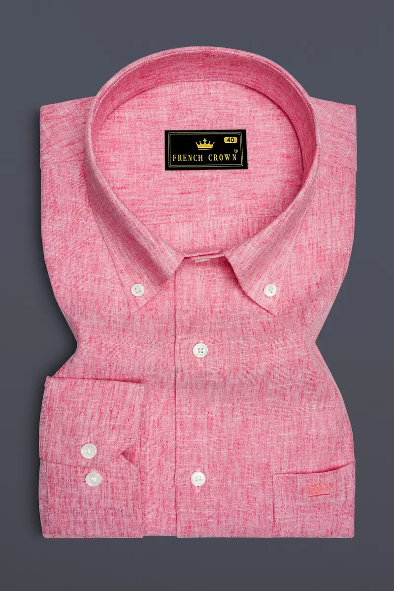 Charm Pink Royal Oxford Shirt 4
