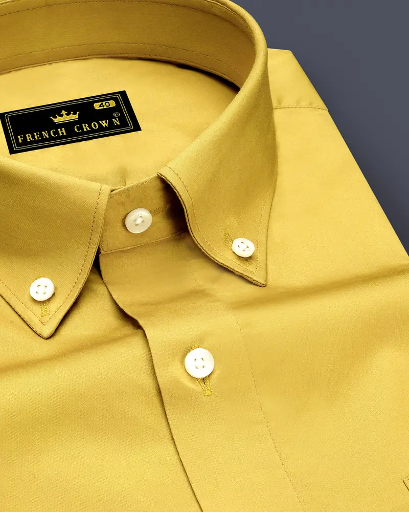 Chenin Yellow Super Soft Premium Cotton Shirt 1