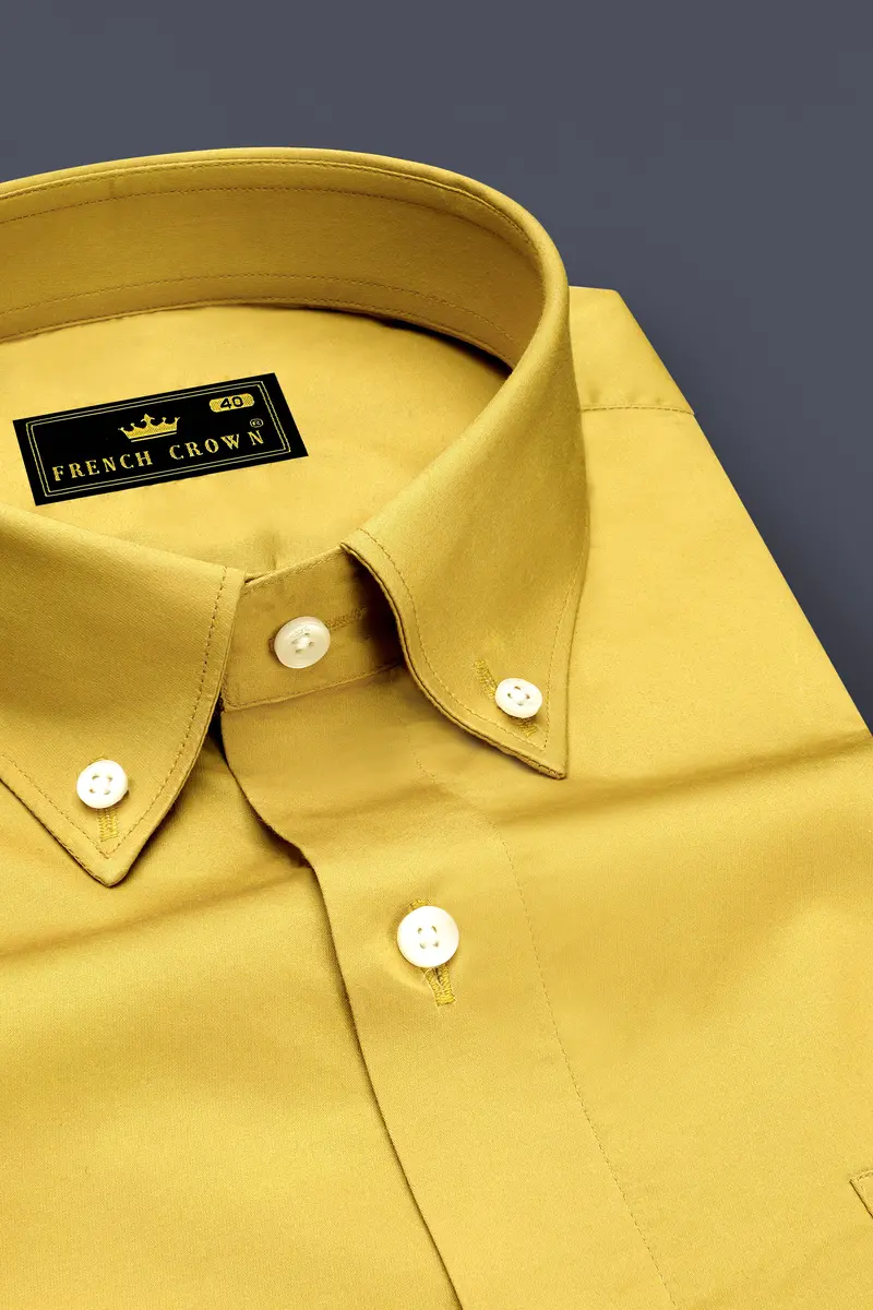 Chenin Yellow Super Soft Premium Cotton Shirt 2