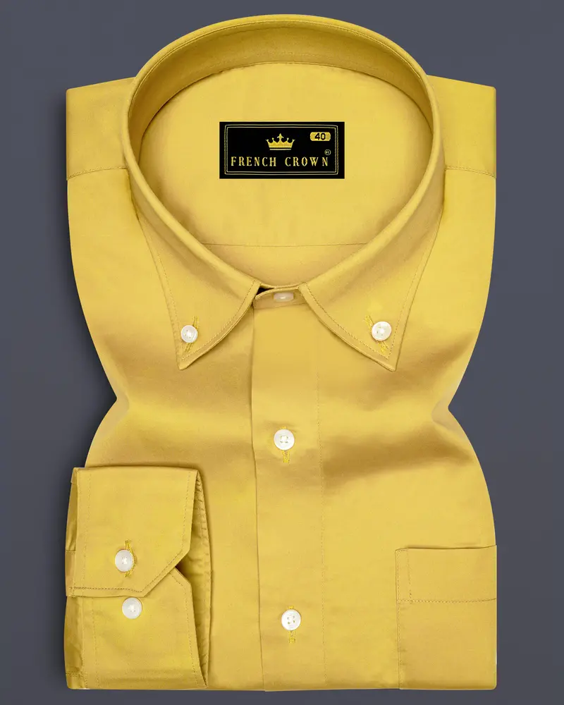 Chenin Yellow Super Soft Premium Cotton Shirt 6