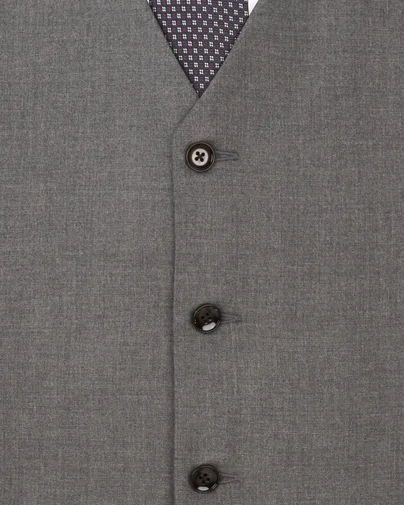 Chicago Gray Textured Waistcoat 5