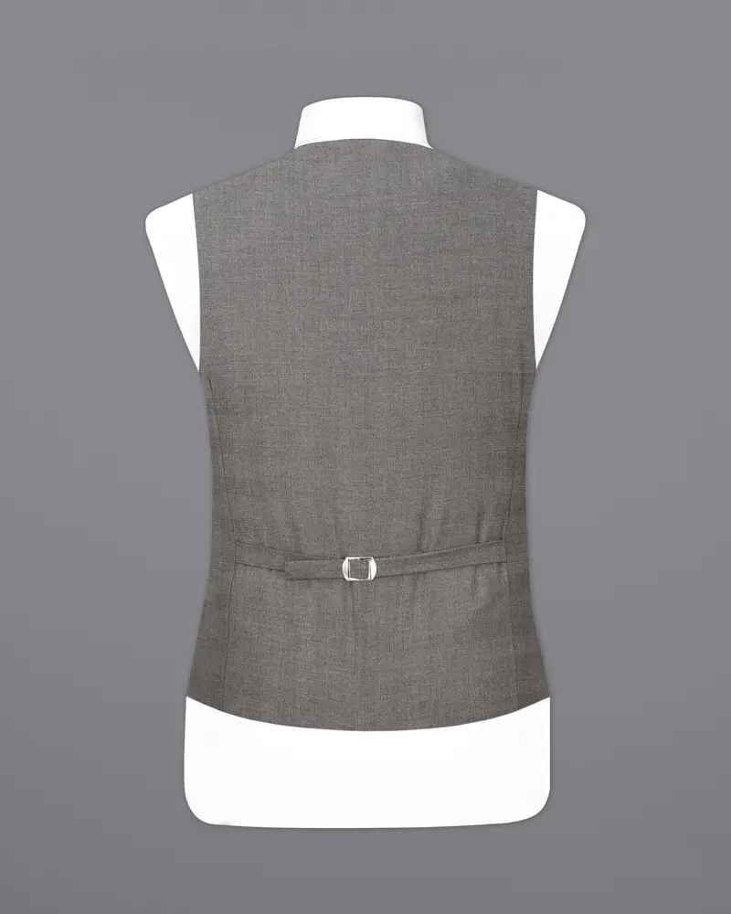 Chicago Gray Textured Waistcoat 6