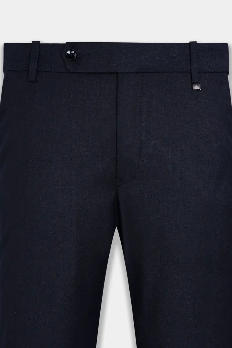 Cinder Blue Premium Cotton Single Breasted Sports Suit 13