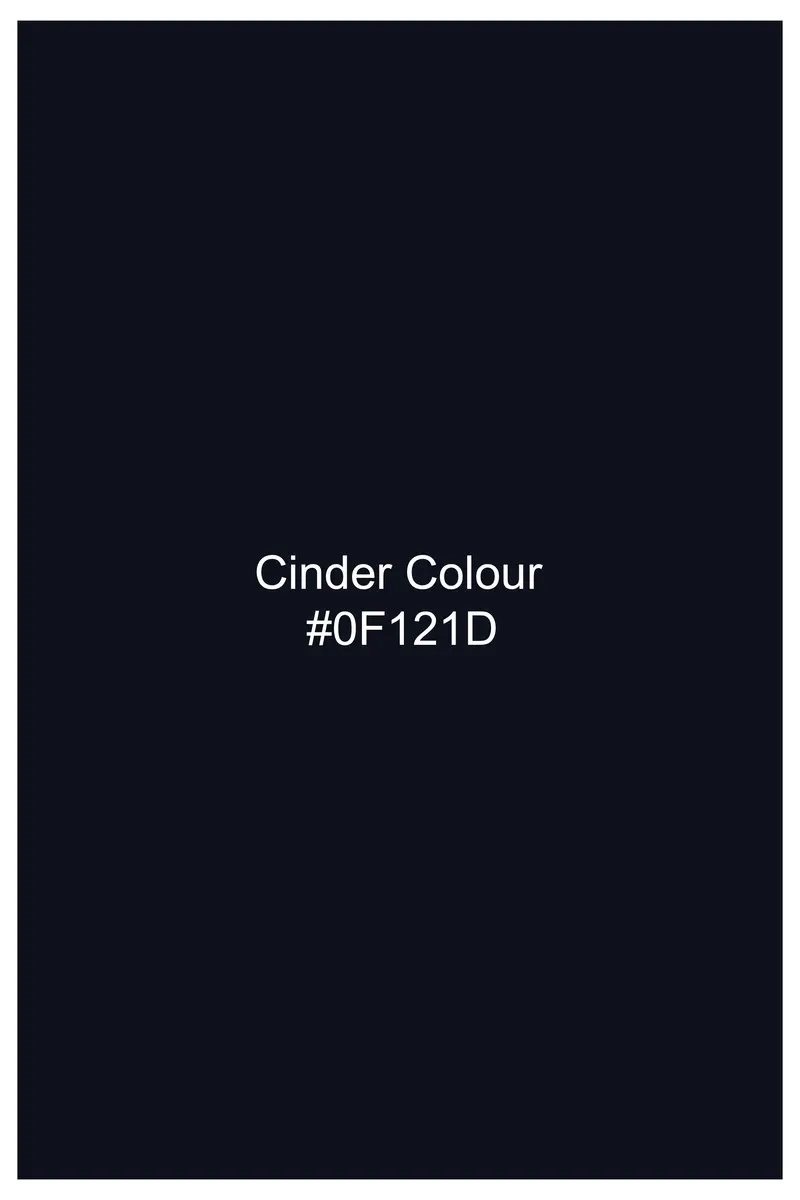 Cinder Blue Premium Cotton Single Breasted Sports Suit 17