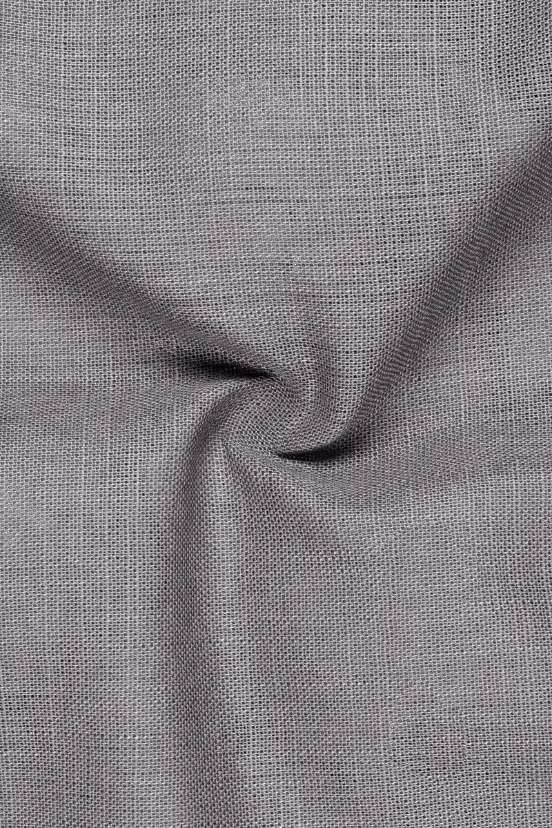 Cinerro-Monsoon Gray Luxurious Linen Stretchable Waistband Pant 3