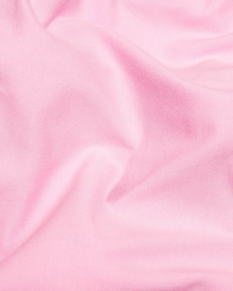 Classic Rose Pink Full-Sleeve Premium Cotton T-Shirt 3
