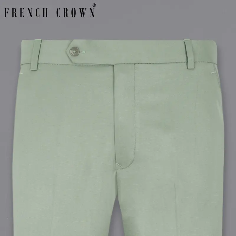 Clay Ash Green Wool Rich Pant 7