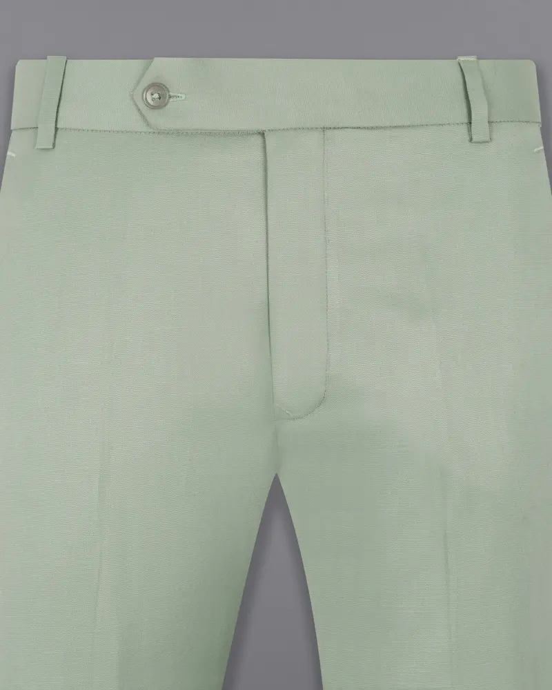 Clay Ash Green Wool Rich Tuxedo Suit 11