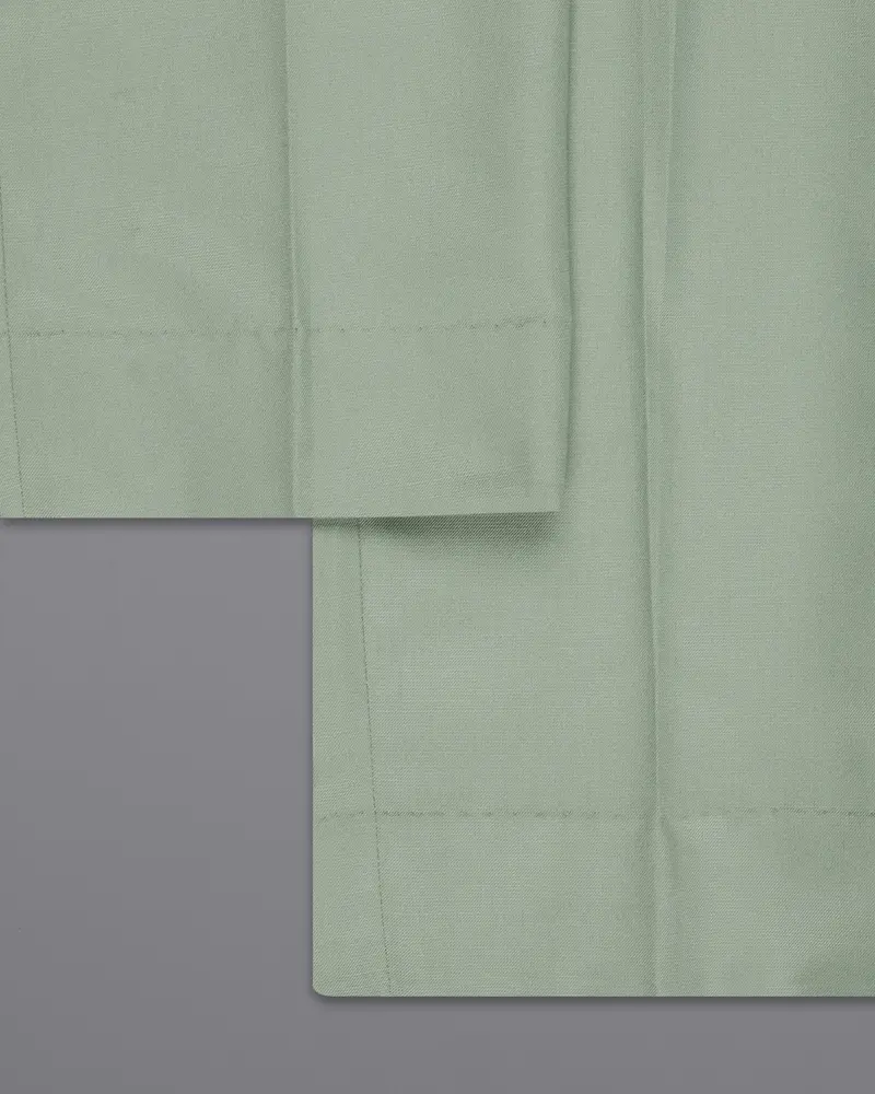 Clay Ash Green Wool Rich Tuxedo Suit 14