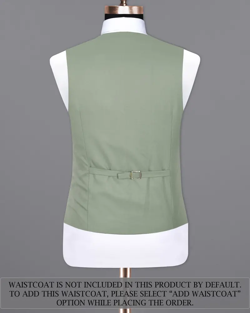 Clay Ash Green Wool Rich Tuxedo Suit 16