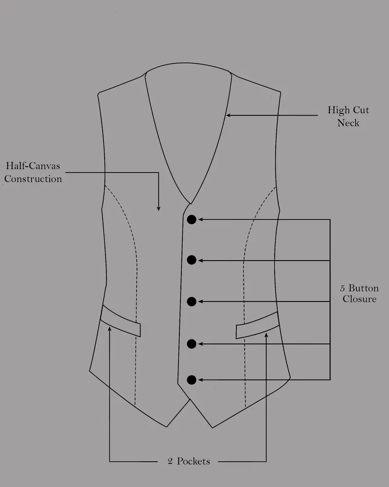 Clay Ash Green Wool Rich Tuxedo Suit 20