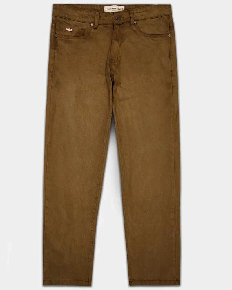 Clay Creek Brown Rinse Wash Denim 1