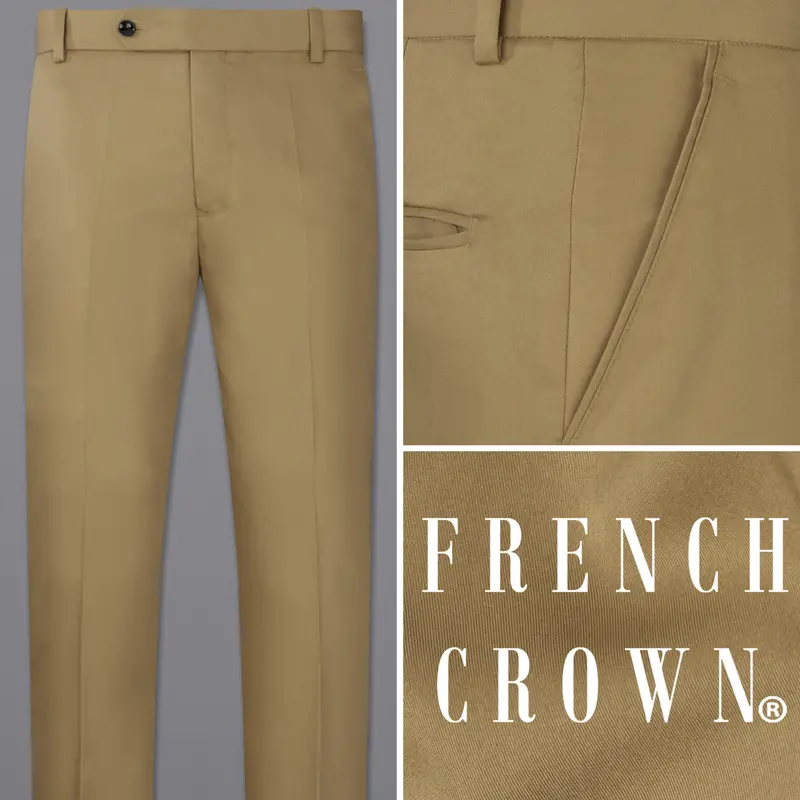 Clay Creek Brown Solid  Pant 1