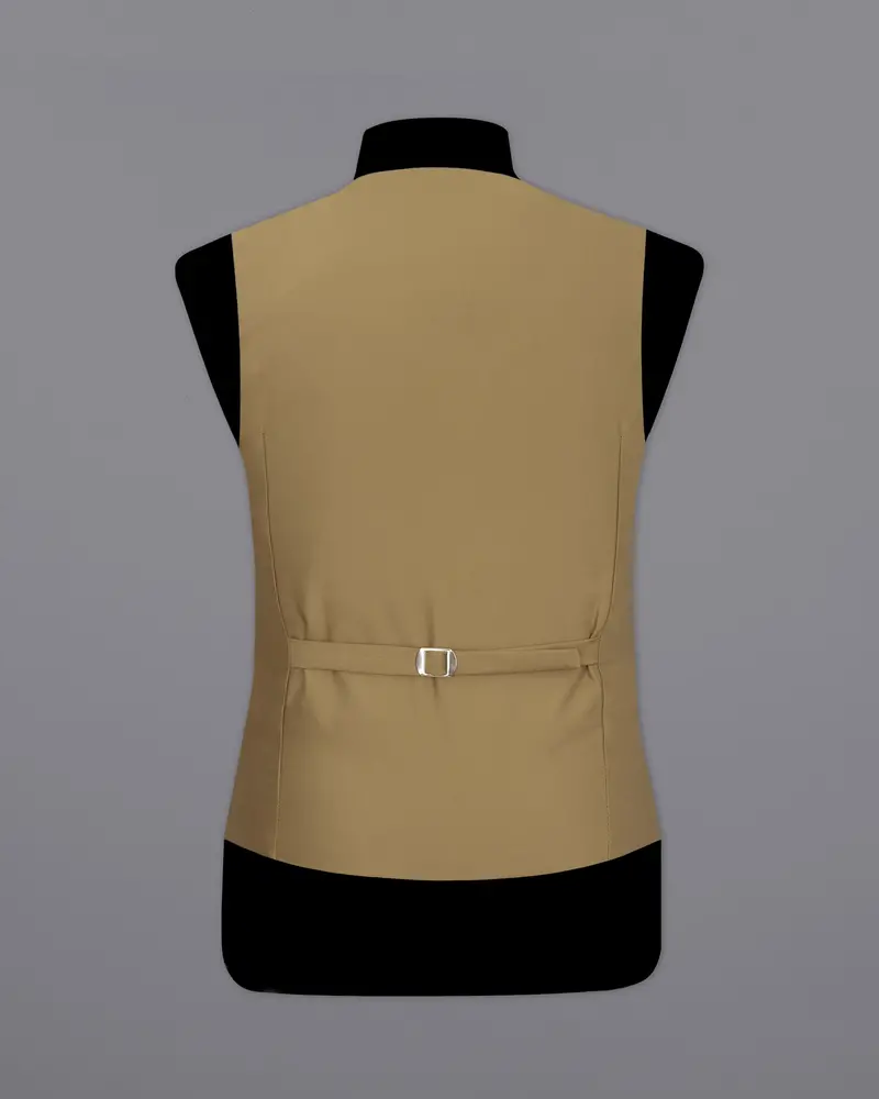 Clay Creek Brown Solid Waistcoat 6