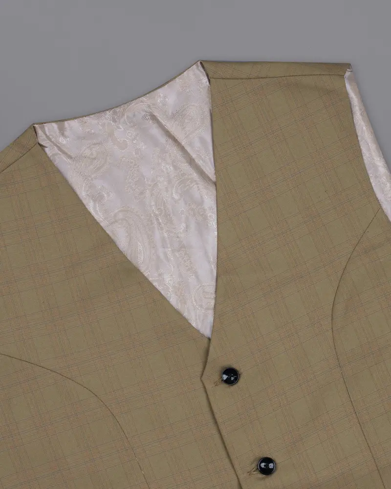 Clay Creek Plaid Wool Rich Waistcoat 4