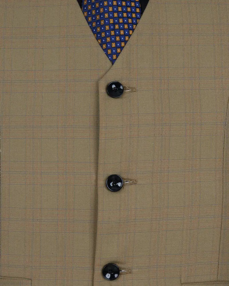 Clay Creek Plaid Wool Rich Waistcoat 5