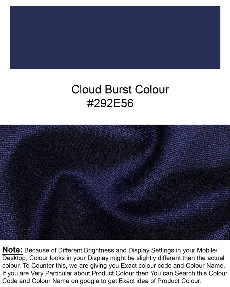 Cloud Burst Blue Designer Tuxedo Suit 17
