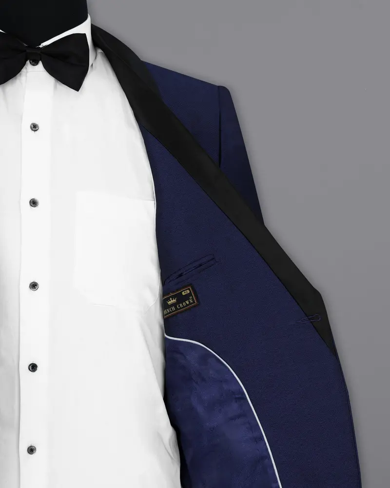 Cloud Burst Blue Designer Tuxedo Suit 8