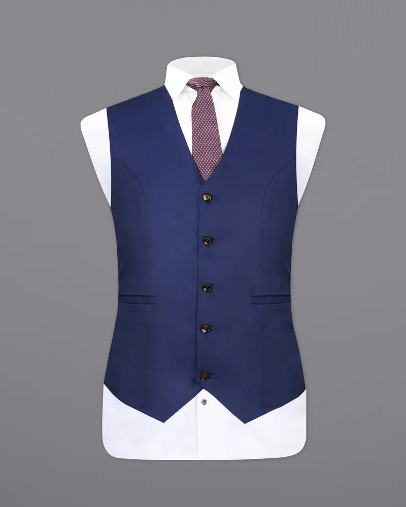 Cloud Burst Blue Waistcoat 2