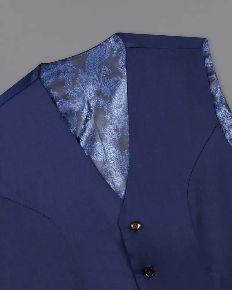 Cloud Burst Blue Waistcoat 4