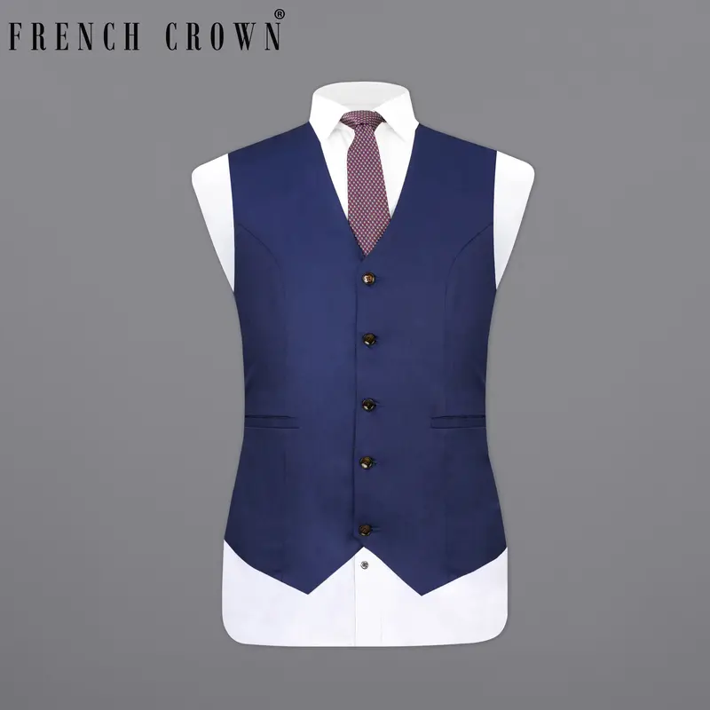 Cloud Burst Blue Waistcoat 7