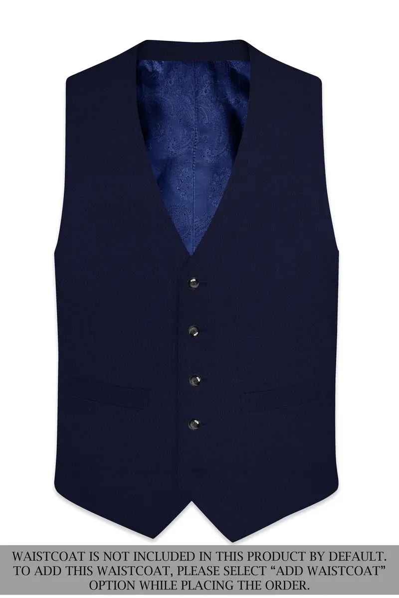 Cloud Burst Blue Wool Rich Double Breasted Sports Suit 16