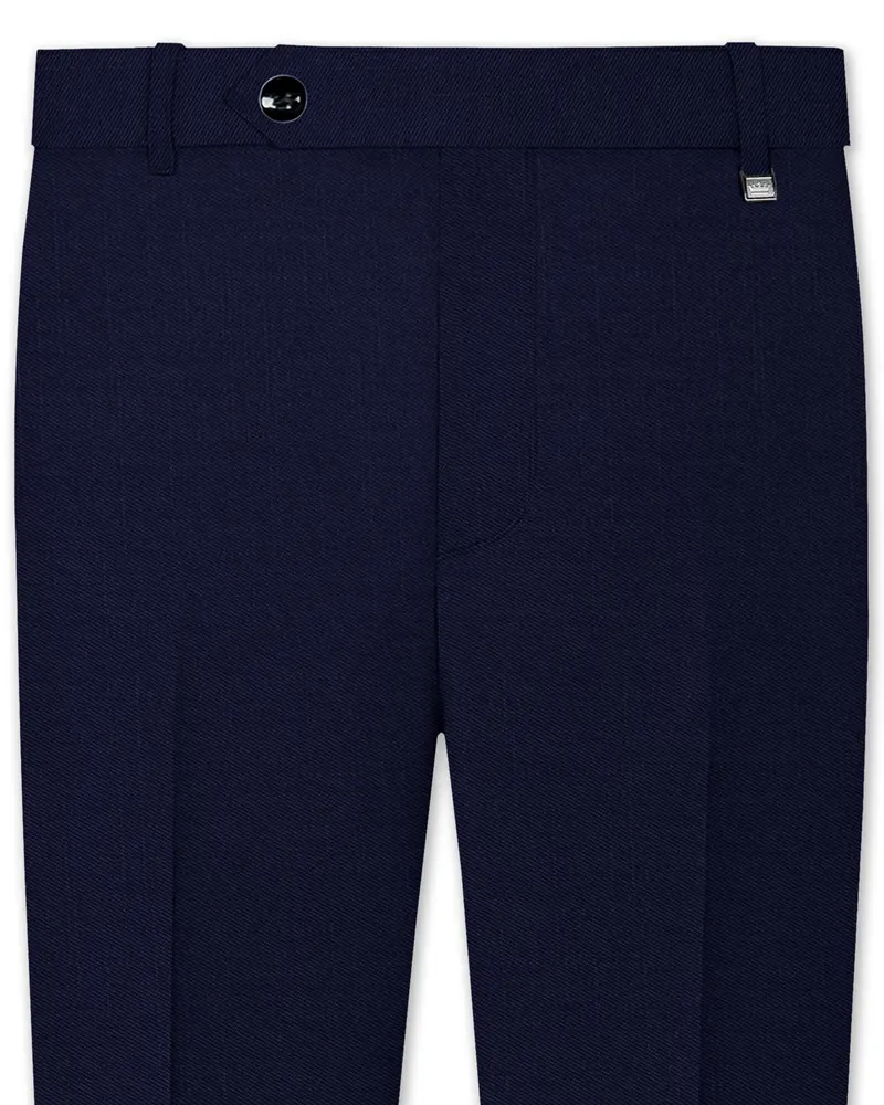 Cloud Burst Blue Wool Rich Pant 1