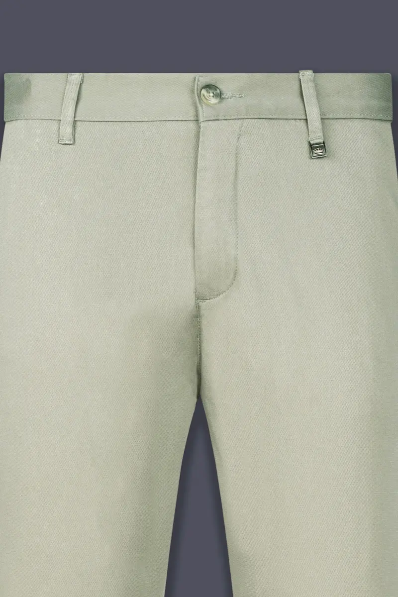 Cloud Green Premium Cotton Chinos Pant 5