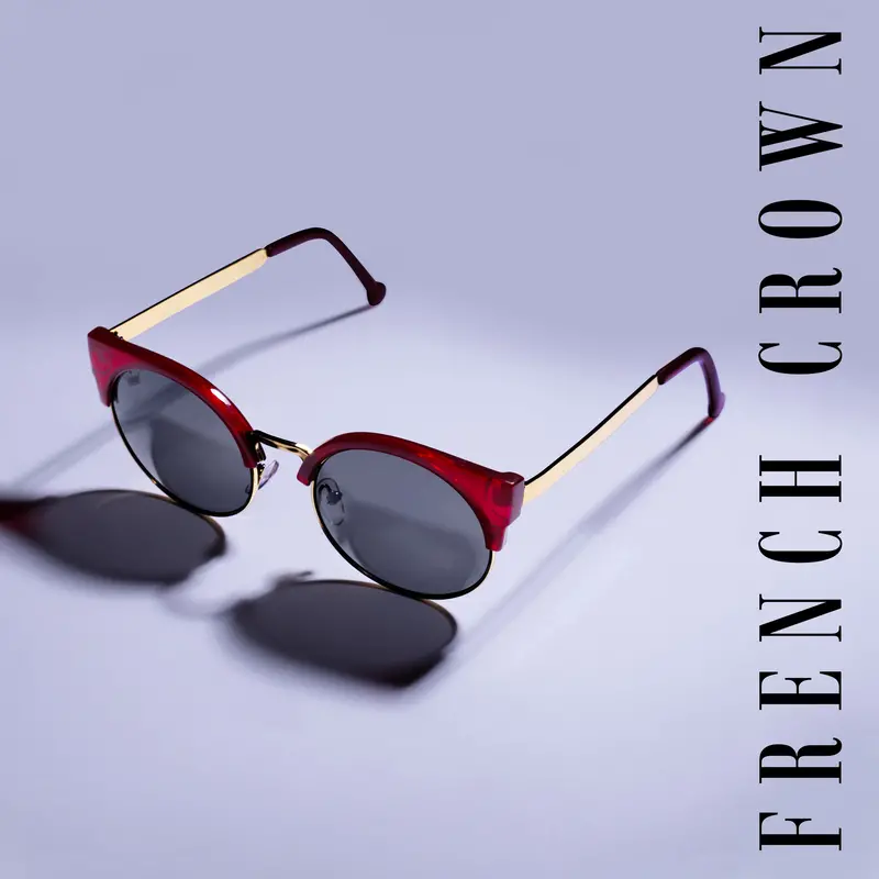 Coal Black French Crown Cat Eye Women’S Sunglasses 1