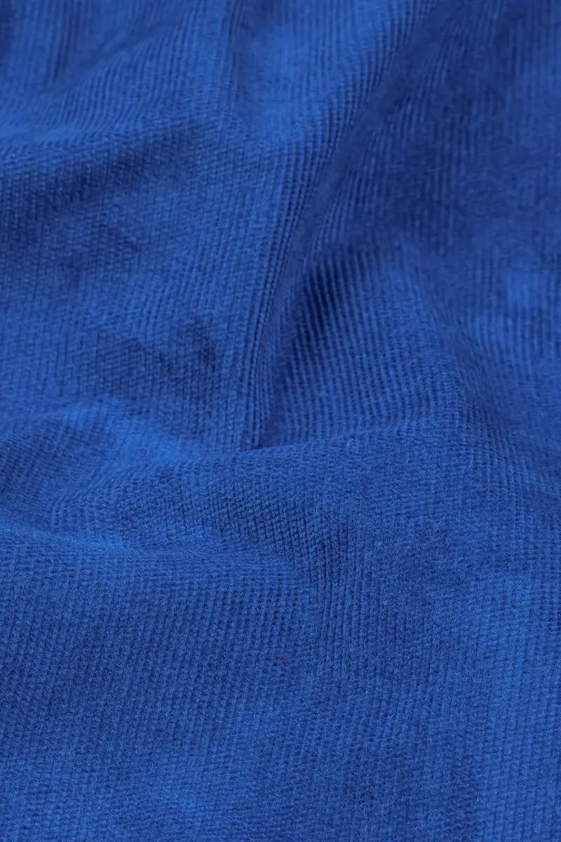 Cobalt Blue Corduroy Premium Cotton Blazer 3