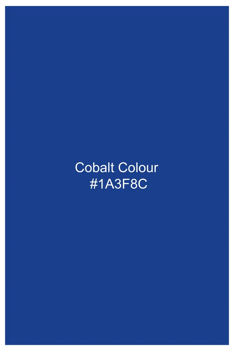 Cobalt Blue Corduroy Premium Cotton Blazer 9