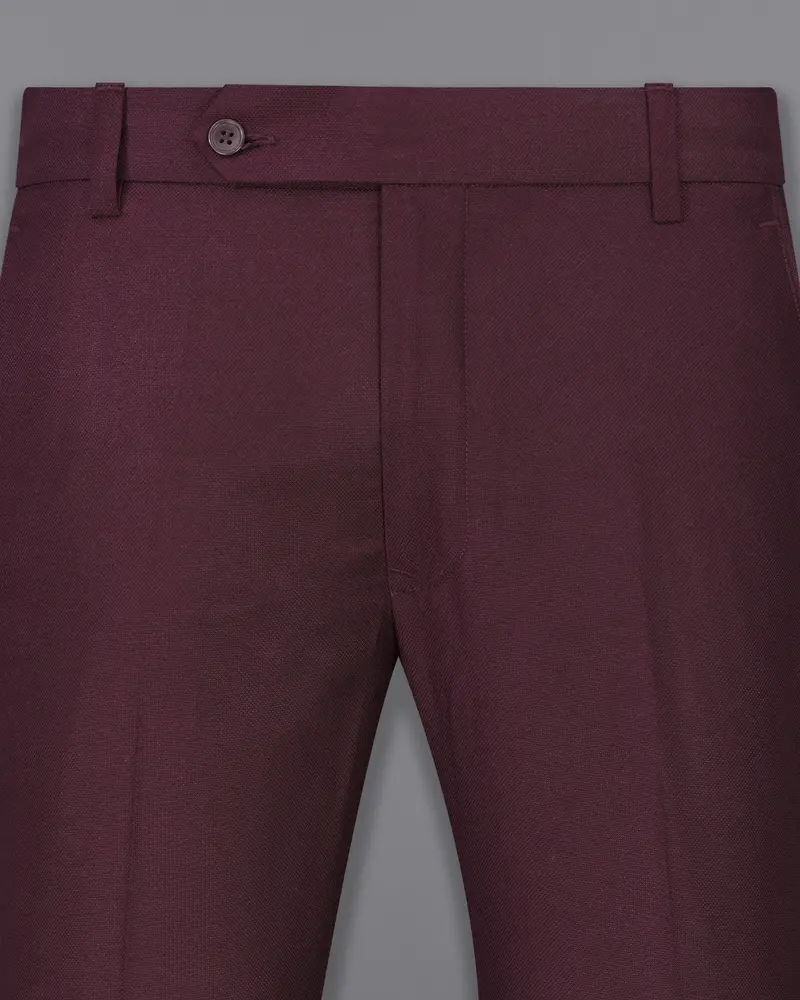Cocoa Bean Maroon Pant 2