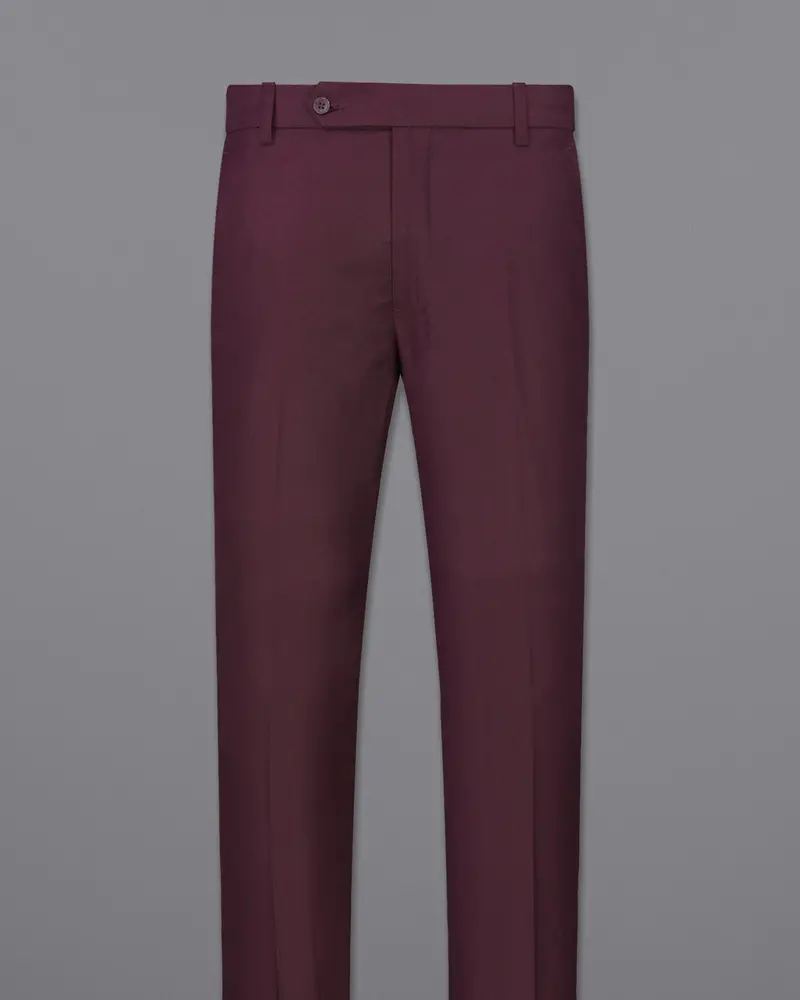 Cocoa Bean Maroon Pant 4