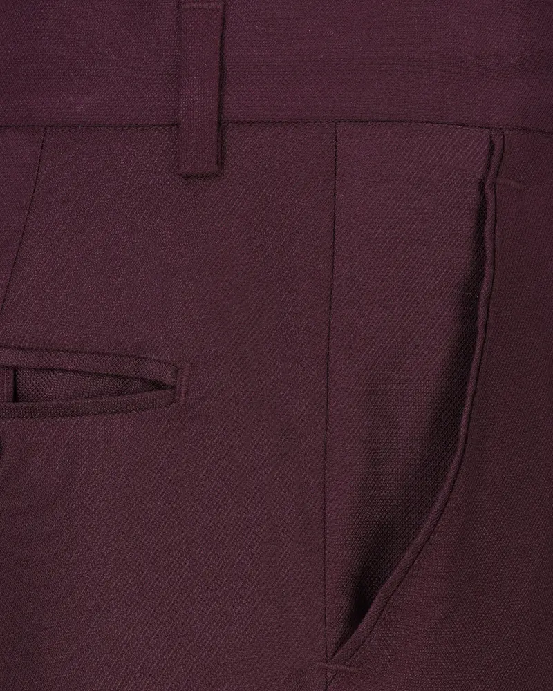 Cocoa Bean Maroon Pant 5