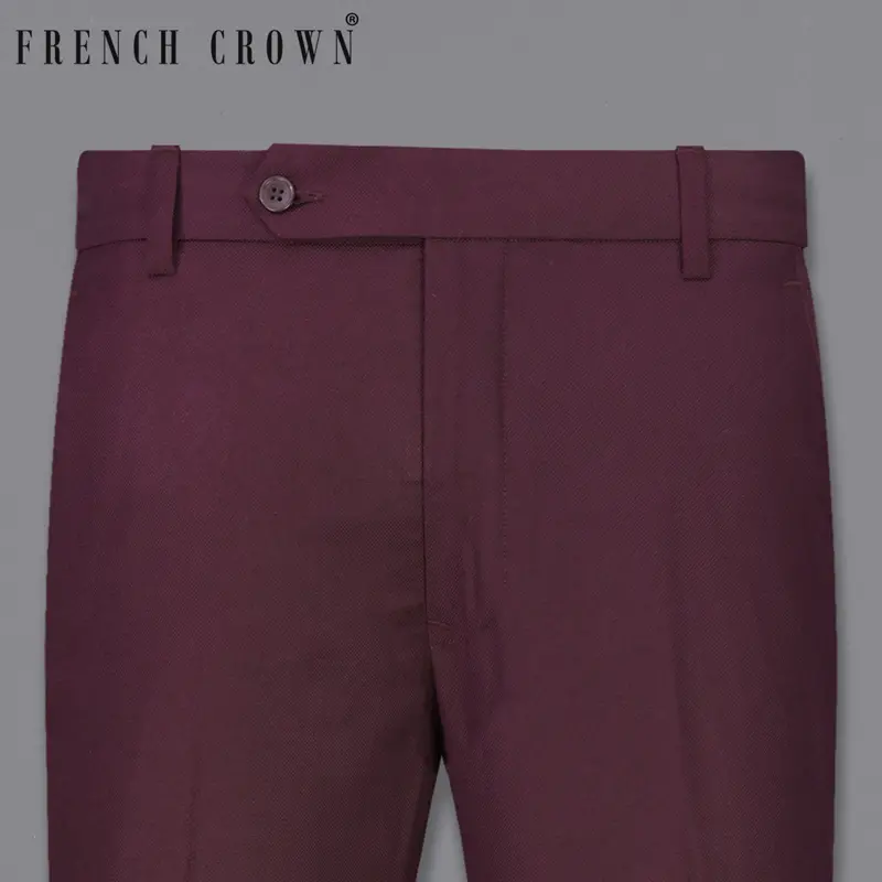Cocoa Bean Maroon Pant 6
