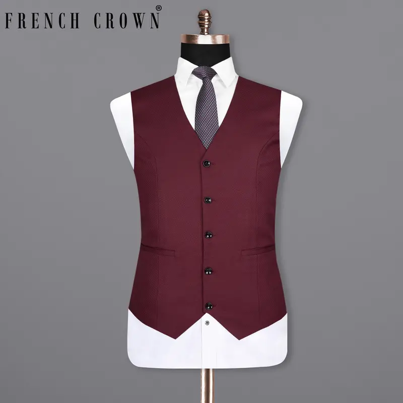 Cocoa Bean Wool Rich Waistcoat 1