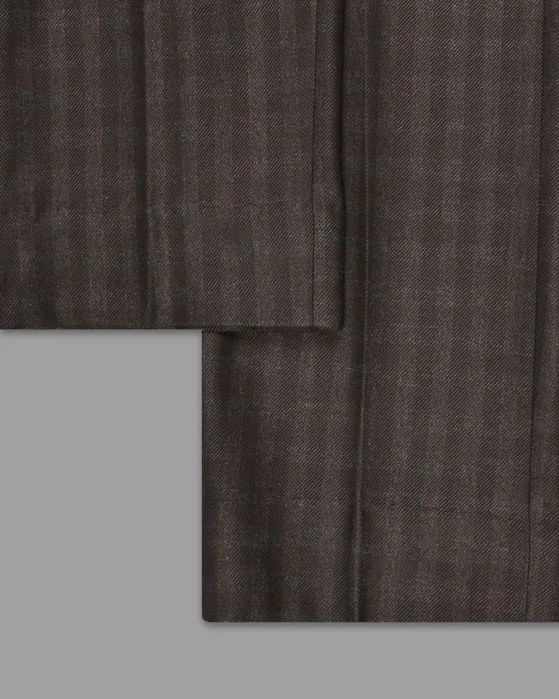 Cocoa Brown Checked Sport Pant 6