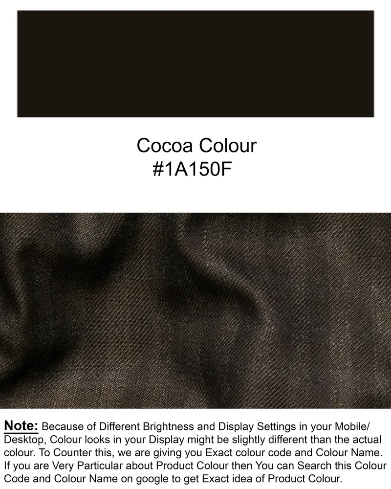 Cocoa Brown Checked Sport Pant 7